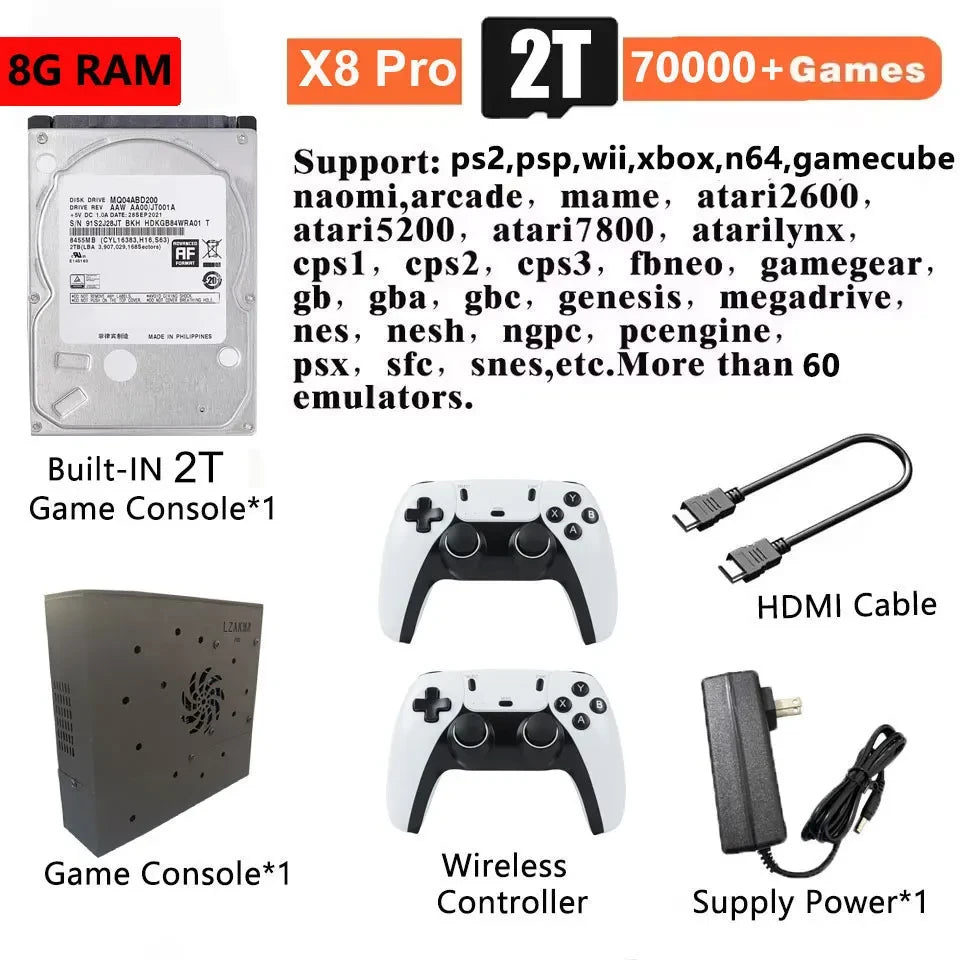 Upgraded X8 Pro Retro Game Console